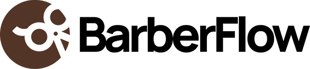 BarberFlow logo — AI-first barber booking system